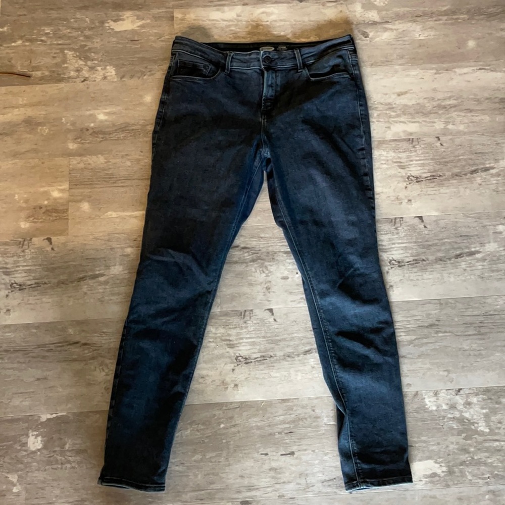 Old Navy Rockstar Jeans Super Skinny Dark Blue Wash